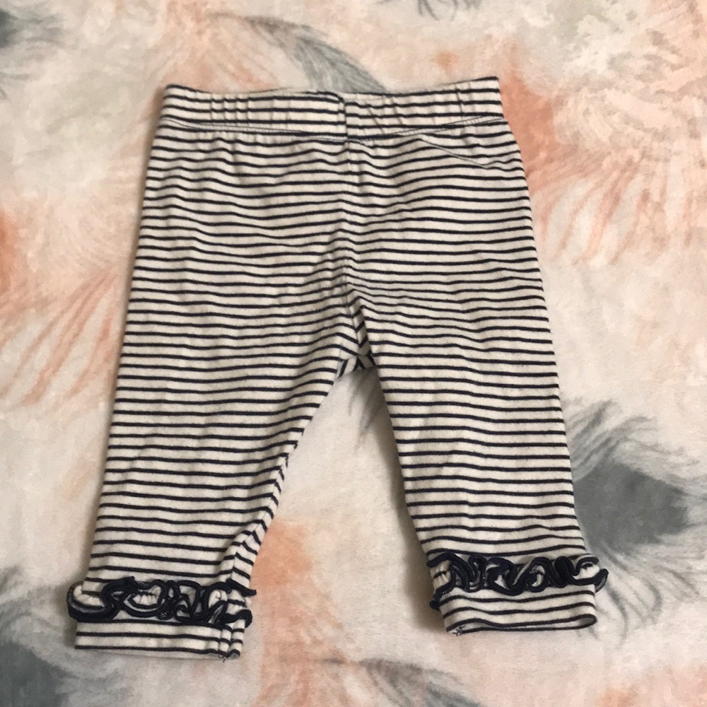 Striped baby leggings